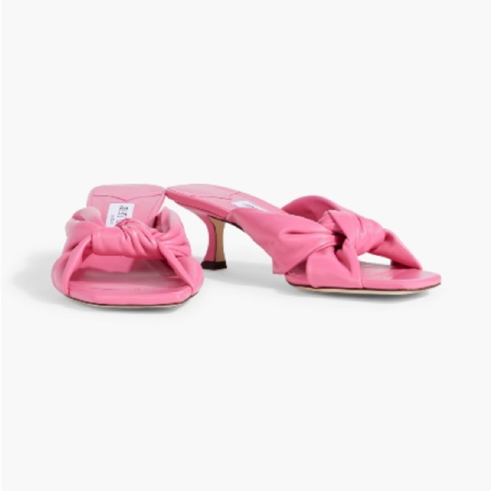 Jimmy Choo Avenue 50 Twisted Leather Mules